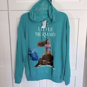 Disney Little Mermaid Hoodie Sweater - M - NWT